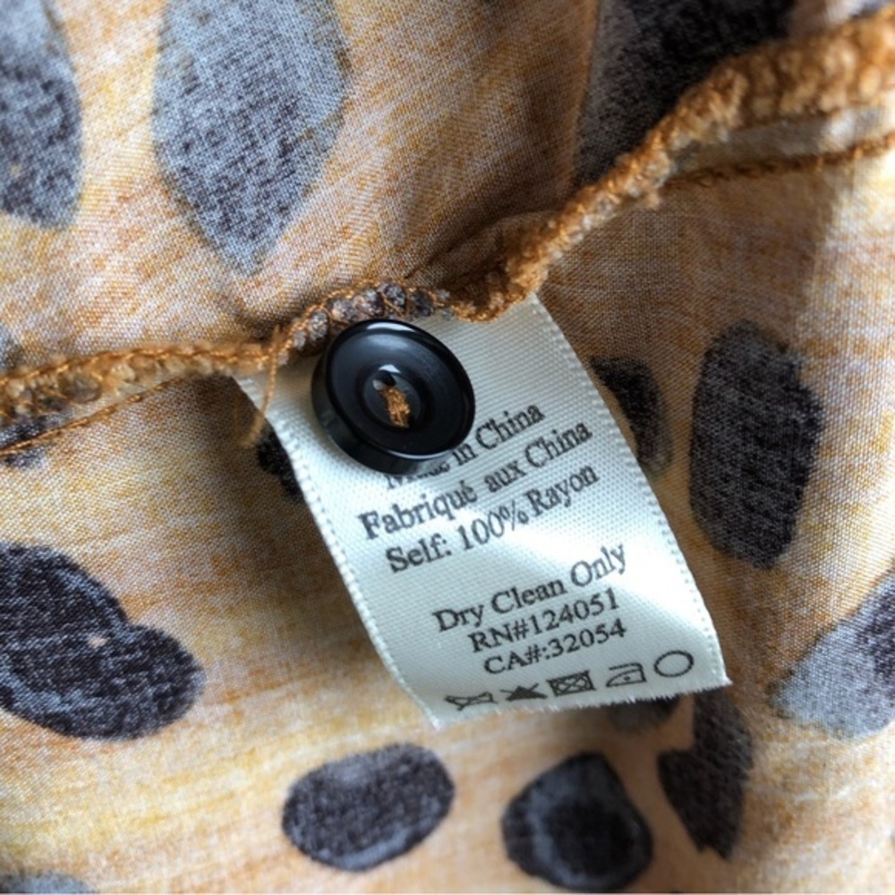 Anthropologie | porridge Vianne maxi animal print button front dress 6 - Picture 12 of 14